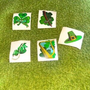 Vintage St. Patrick’s Day Adhesive Stamps